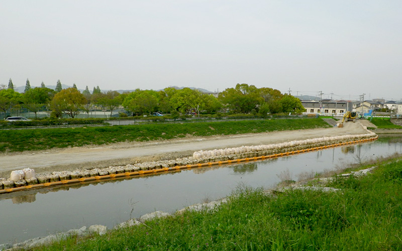 法華山谷川河川改修工事